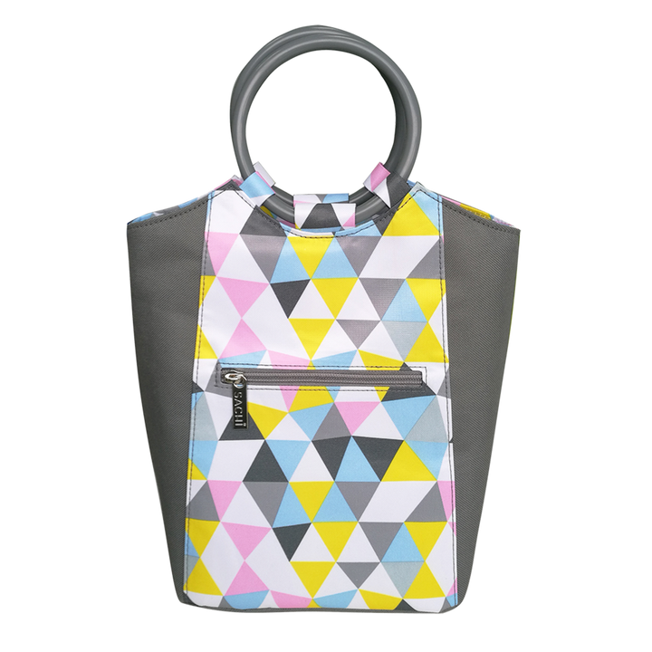 Sachi Ring Tote Insulated Bag - Triangles