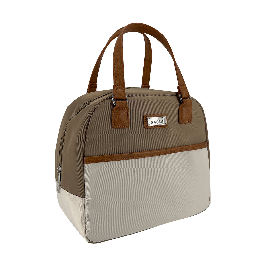 Sachi Insulated Cali Lunch Bag - Latte & Cream