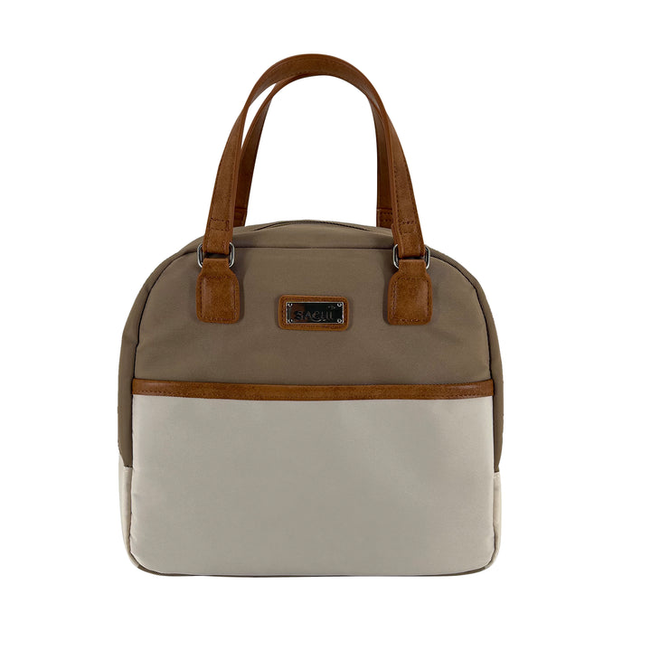 Sachi Insulated Cali Lunch Bag - Latte & Cream