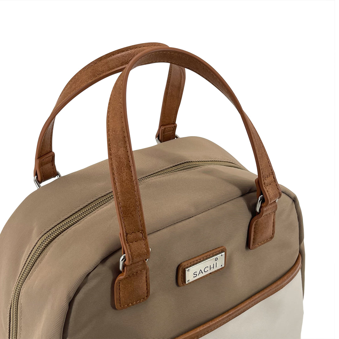 Sachi Insulated Cali Lunch Bag - Latte & Cream