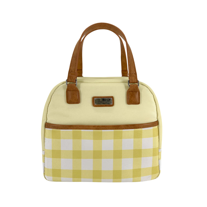 Sachi Insulated Cali Lunch Bag - Daffodil Gingham