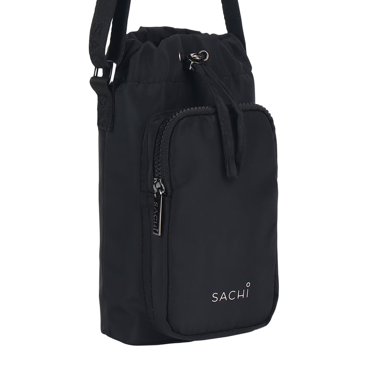 Sachi Crossbody LITE Insulated Bottle Bag - Black
