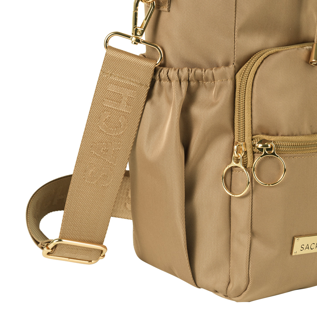 Sachi Crossbody Insulated Bottle Bag - Latte