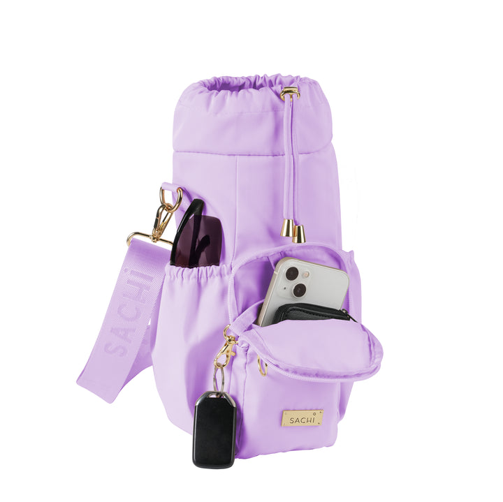 Sachi Crossbody Insulated Bottle Bag - Orchid