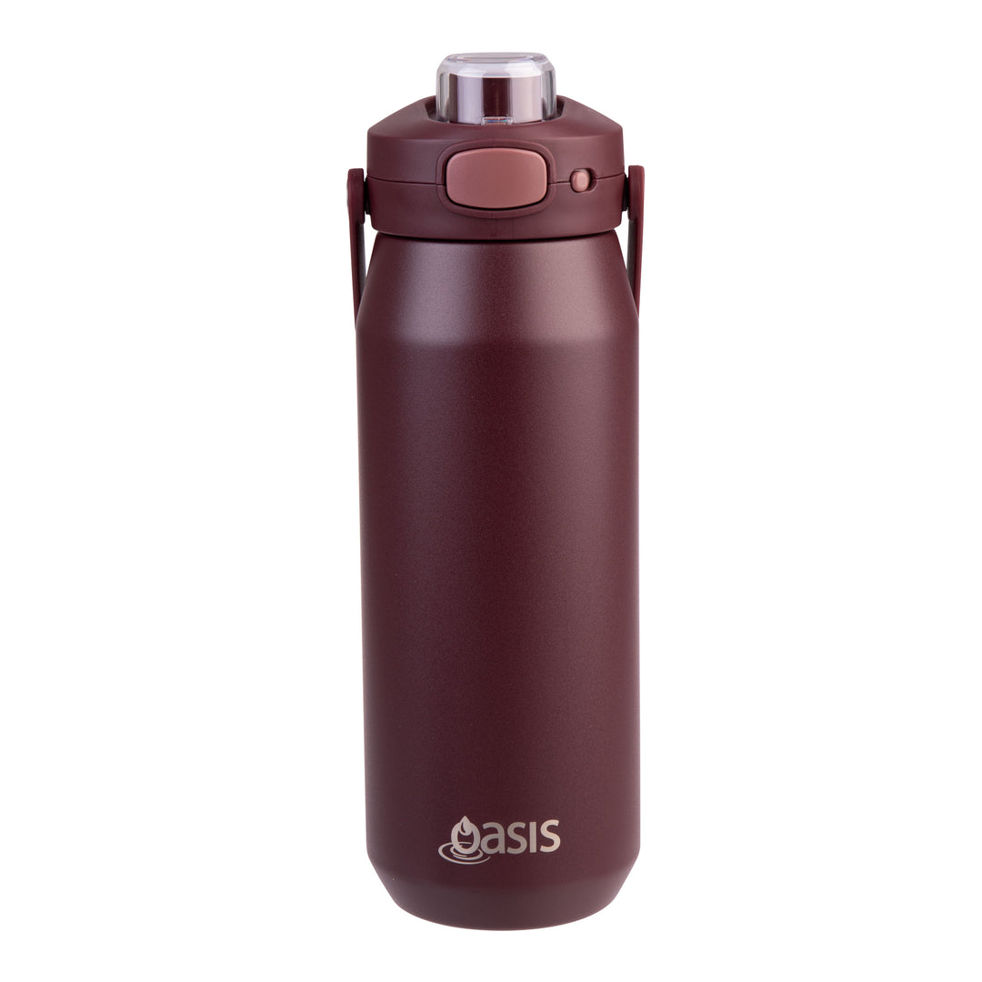 Oasis Capri 750ml Insulated Drink Bottle - Bordeaux