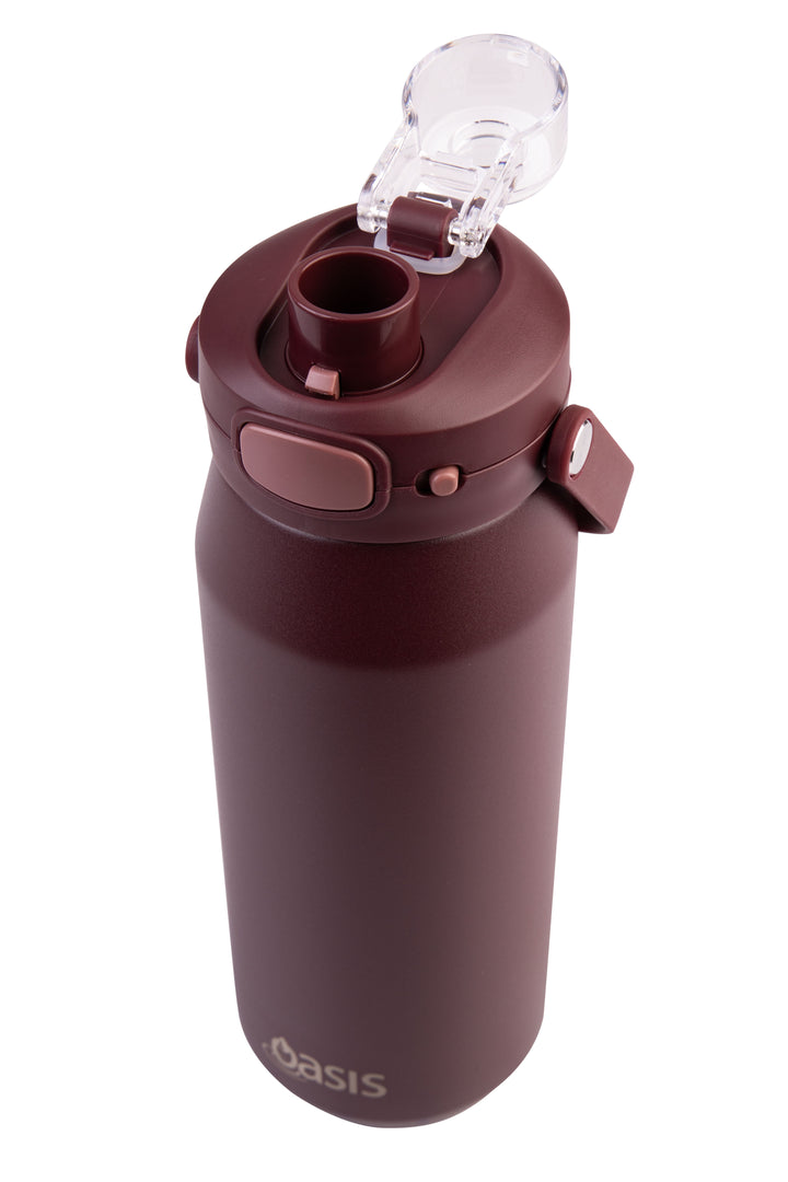 Oasis Capri 750ml Insulated Drink Bottle - Bordeaux