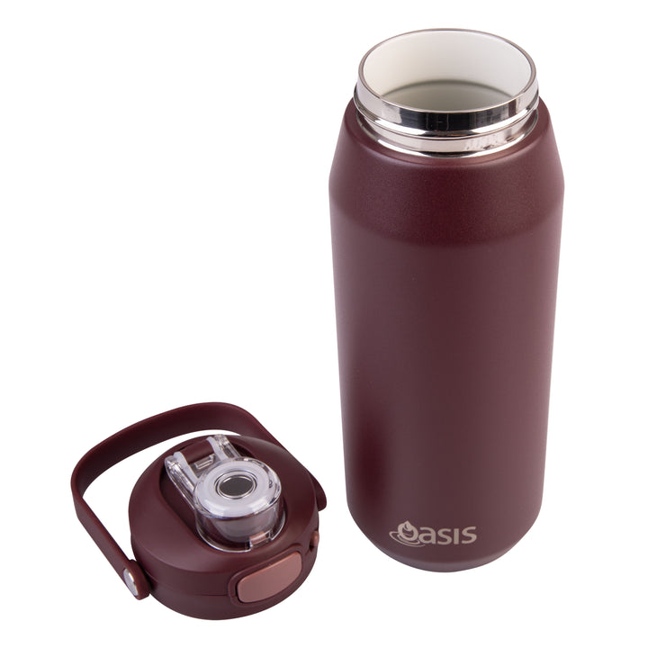 Oasis Capri 750ml Insulated Drink Bottle - Bordeaux