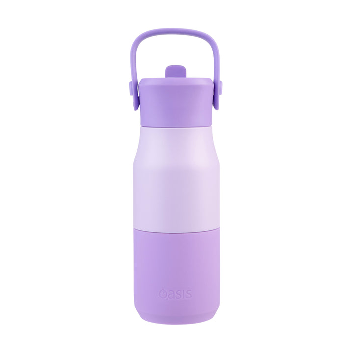 Oasis Insulated JNR Drink Bottle - Purple/Purple