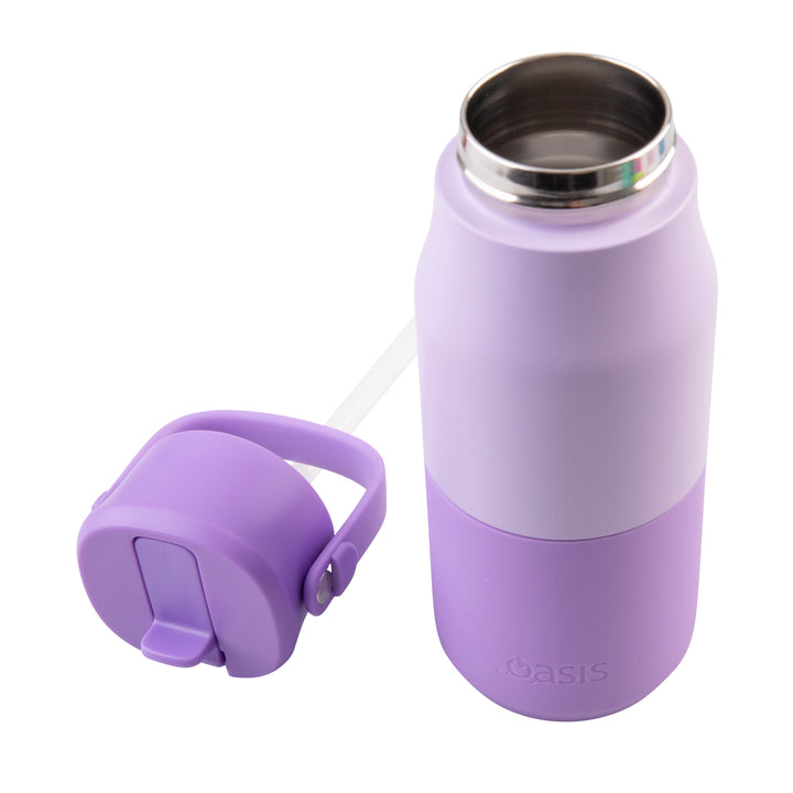 Oasis Insulated JNR Drink Bottle - Purple/Purple