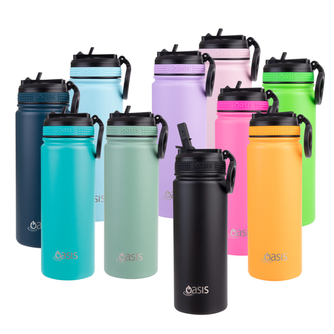 Oasis Challenger Insulated 550ml Drink Bottle - Turquoise