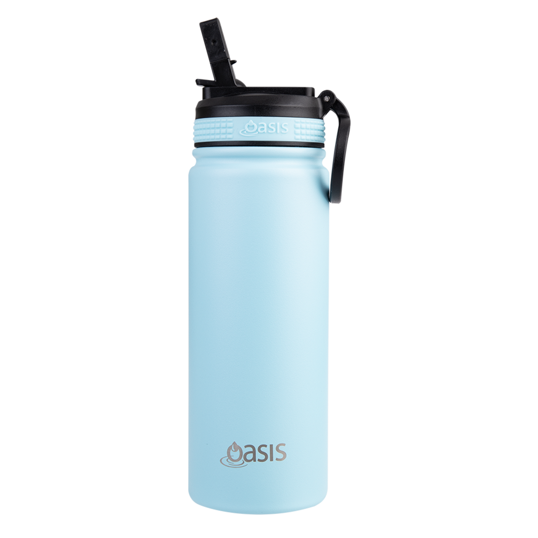 Oasis Challenger Insulated 550ml Drink Bottle - Island Blue