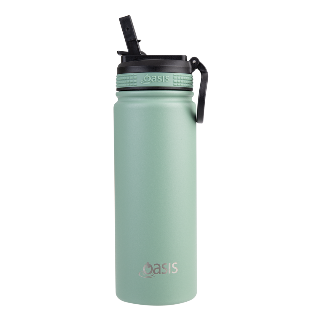 Oasis Challenger Insulated 550ml Drink Bottle - Sage Green