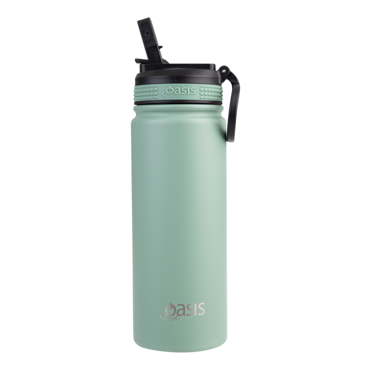 Oasis Challenger Insulated 550ml Drink Bottle - Sage Green