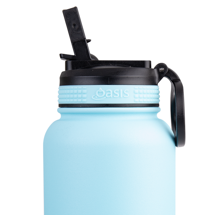 Oasis Challenger Insulated 1.1L Drink Bottle - Island Blue