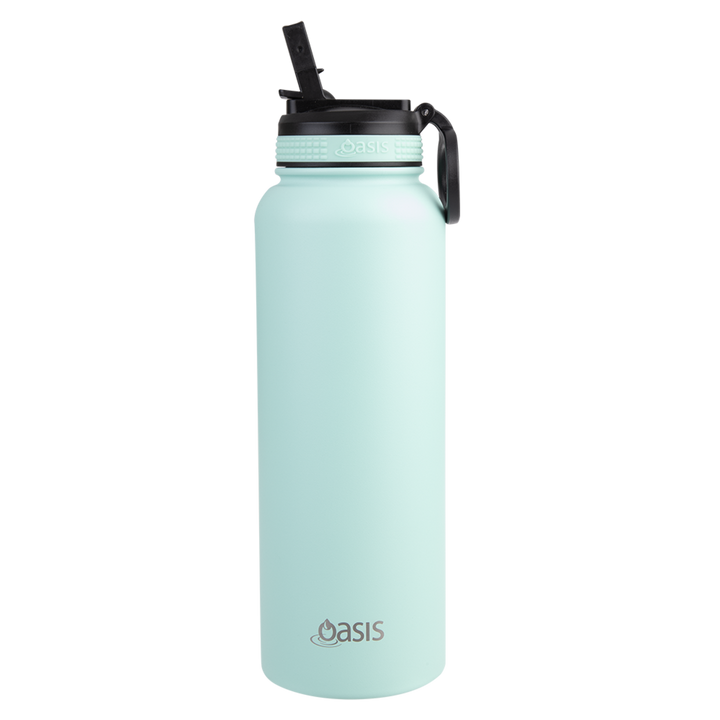 Oasis Challenger Insulated 1.1L Drink Bottle - Mint
