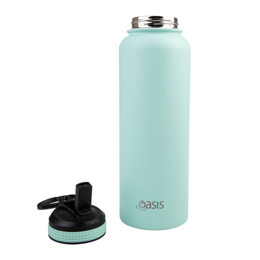 Oasis Challenger Insulated 1.1L Drink Bottle - Mint