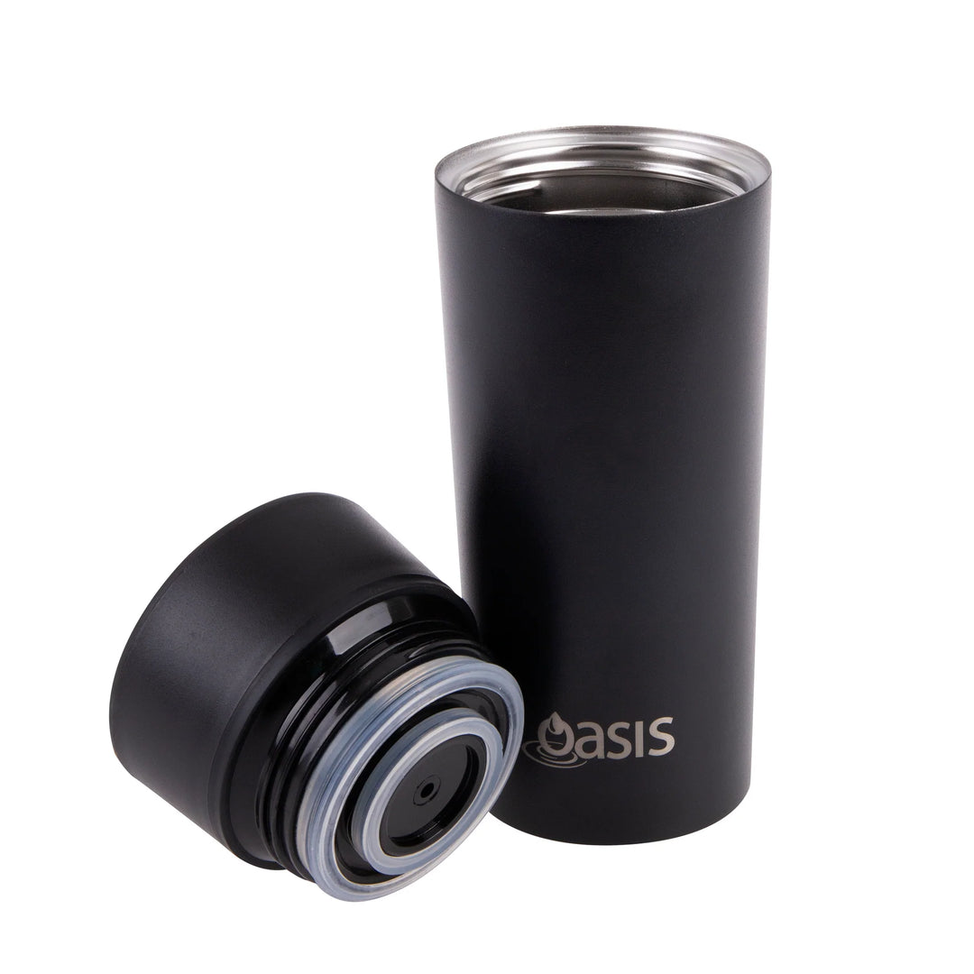 Oasis Stainless Steel Double Wall Travel Mug 360ml