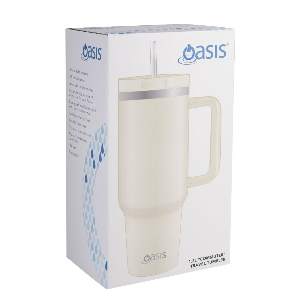 Oasis Insulated Commuter Tumbler 1.2L - Alabaster