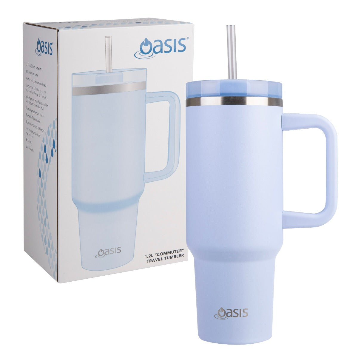 1.2L　The　Oasis　Tumbler　Insulated　Buzz　Commuter　Periwinkle　I　Bento