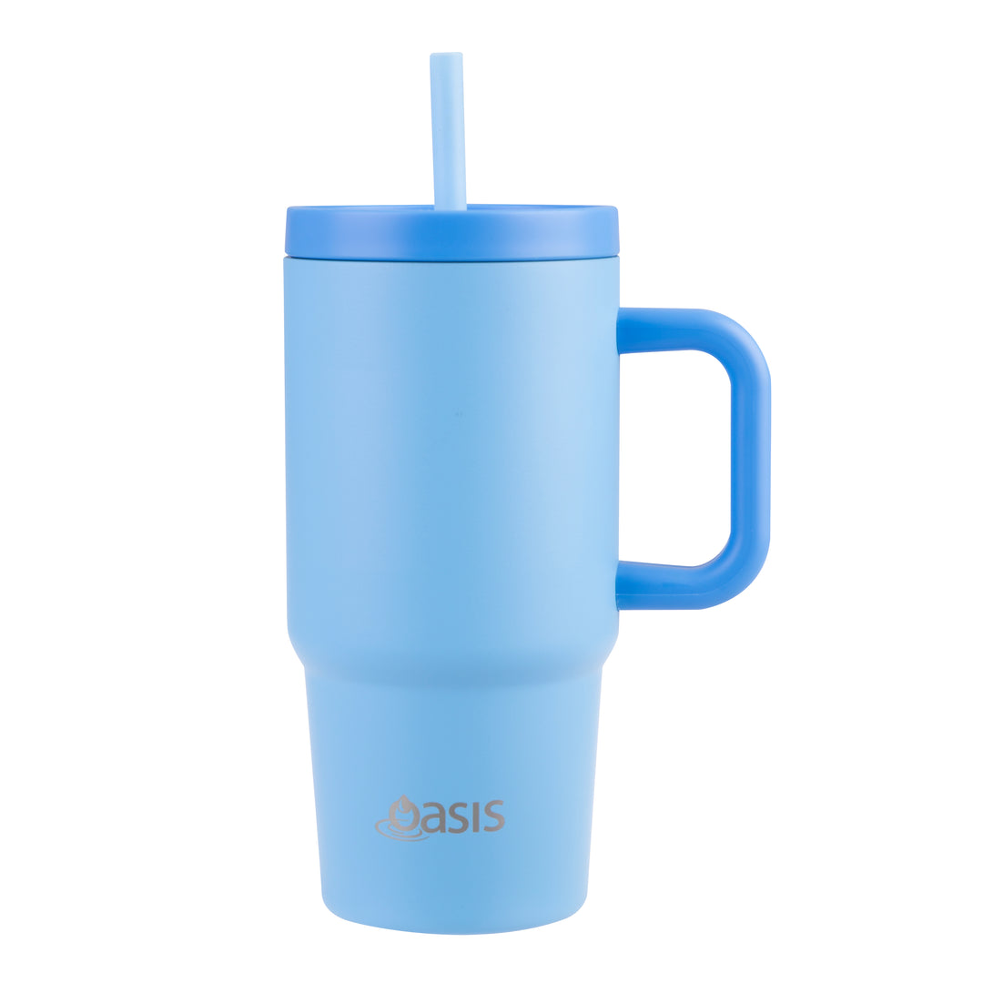 Oasis Insulated Junior Commuter Tumbler 700ml - Blue/Blue