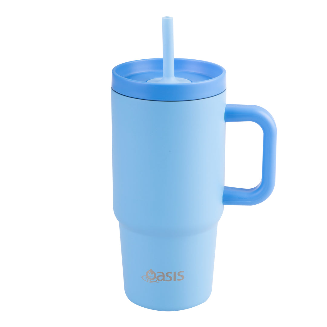 Oasis Insulated Junior Commuter Tumbler 700ml - Blue/Blue