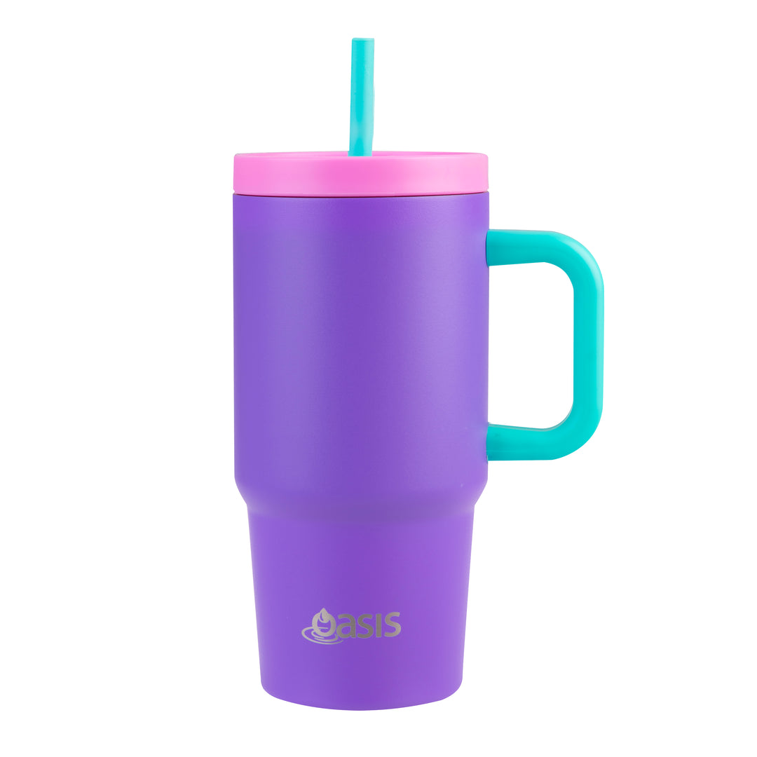 PRE-ORDER - Oasis Insulated Junior Commuter Tumbler 700ml - Purple/Pink