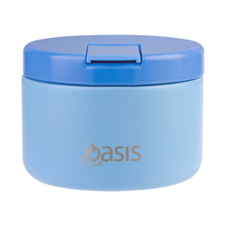 Oasis Insulated Food Jar - Quick Release Lid - 300ml - Blue/Blue