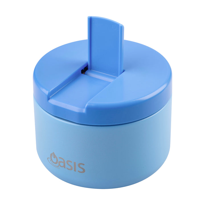 Oasis Insulated Food Jar - Quick Release Lid - 300ml - Blue/Blue