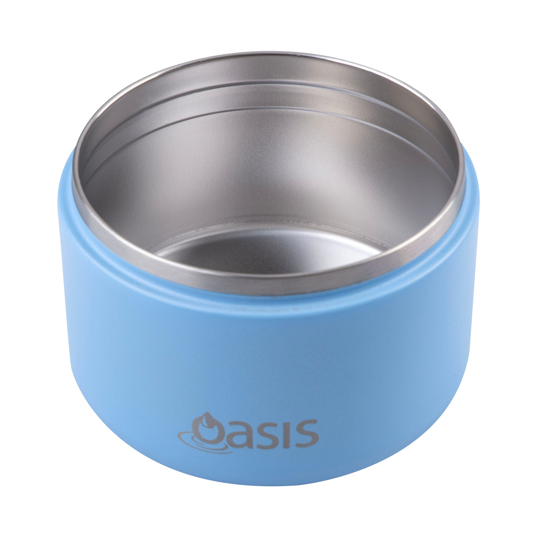 Oasis Insulated Food Jar - Quick Release Lid - 300ml - Blue/Blue