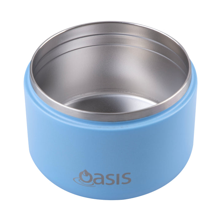 Oasis Insulated Food Jar - Quick Release Lid - 300ml - Blue/Blue