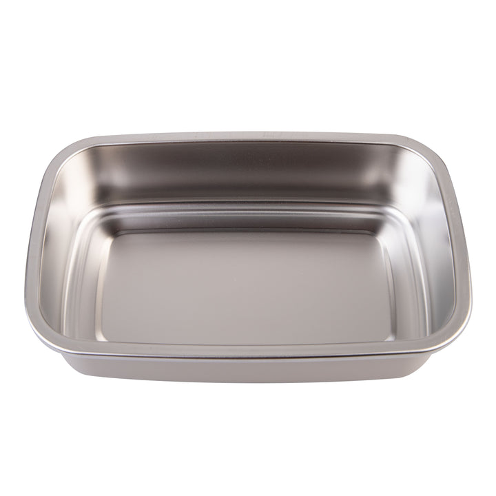 Oasis Microwave Safe Stainless Steel Rectangular Container - Oat - 700ml