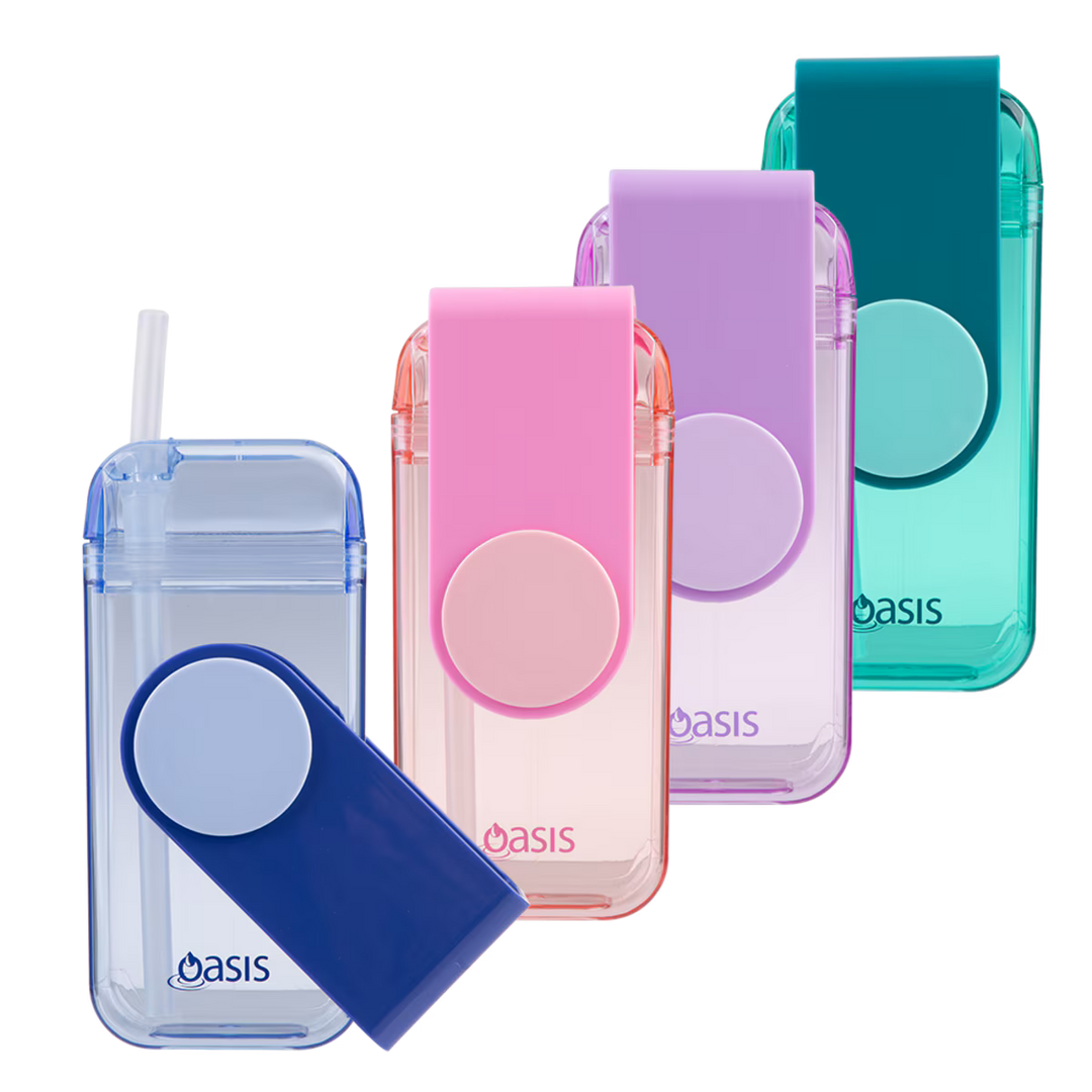 Oasis Tritan Reusable Juice Box - Blue