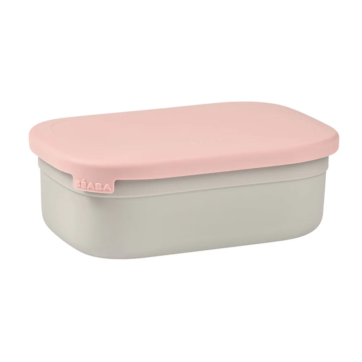 Beaba Stainless Steel Bento Lunch Box - Dusty Rose