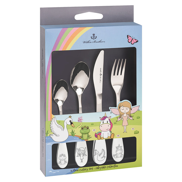 Children's Stainless Steel Cutlery Set - Fairytale