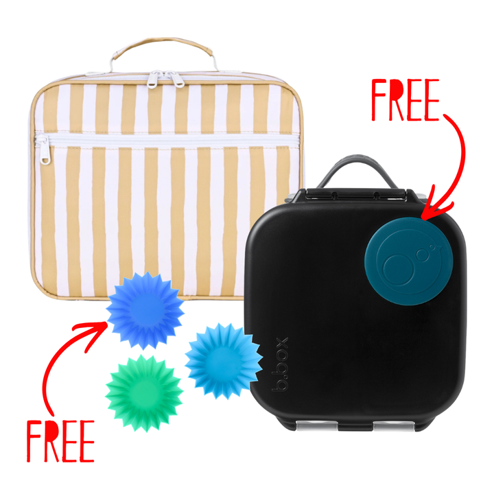 Kinnder b.box Lunch Bundle - Mustard Stripe