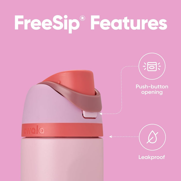 Owala Insulated FreeSip Drink Bottle - 710ml - Angel Food Cake