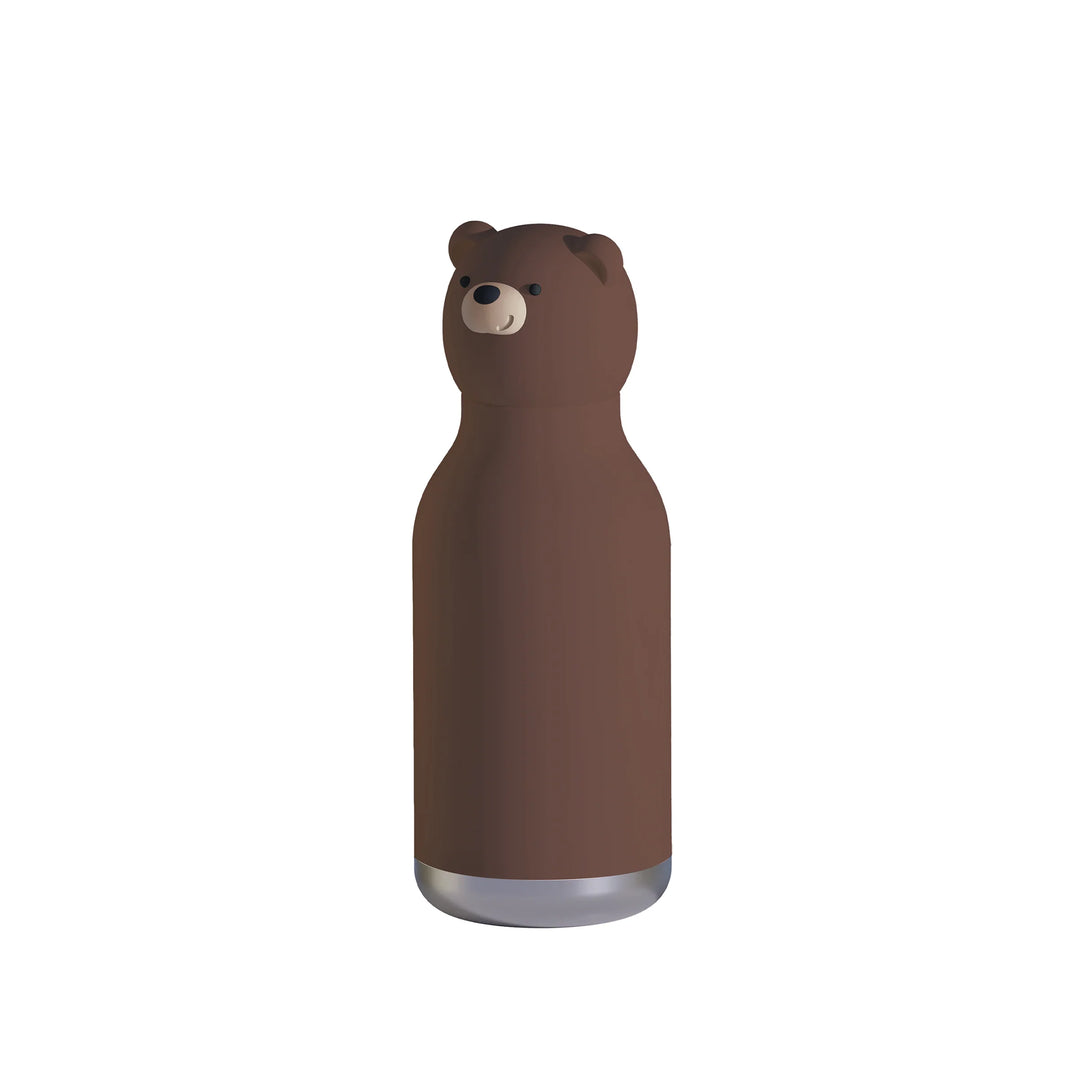 PRE-ORDER - Asobu 460ml Insulated Bestie Bottle - Brown Bear