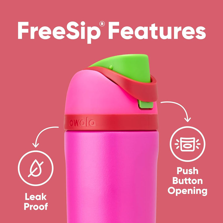Owala Kids' Insulated FreeSip Drink Bottle - 475ml - All The Berries