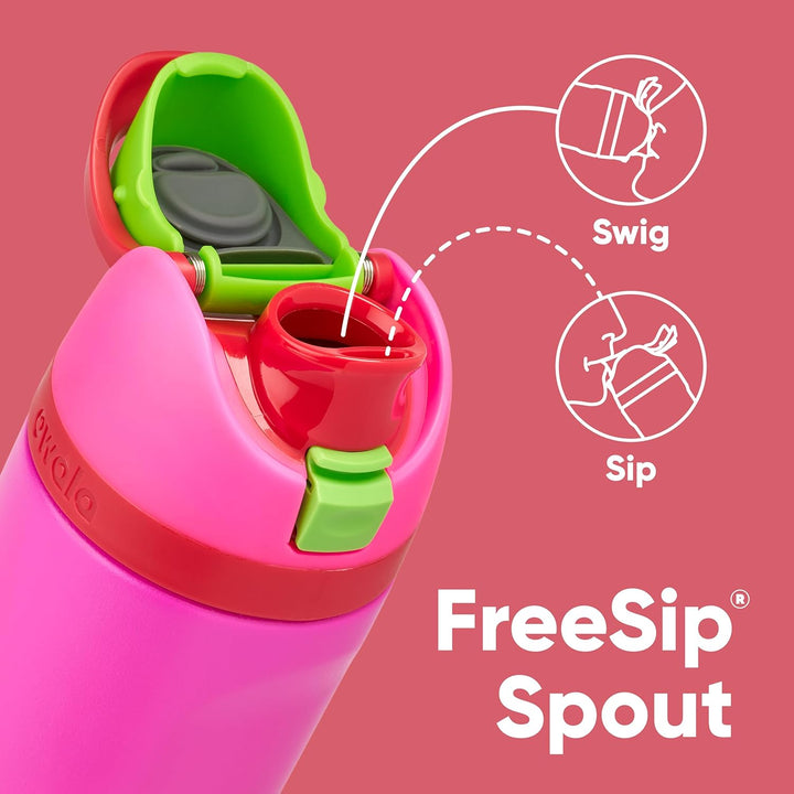 Owala Kids' Insulated FreeSip Drink Bottle - 475ml - All The Berries