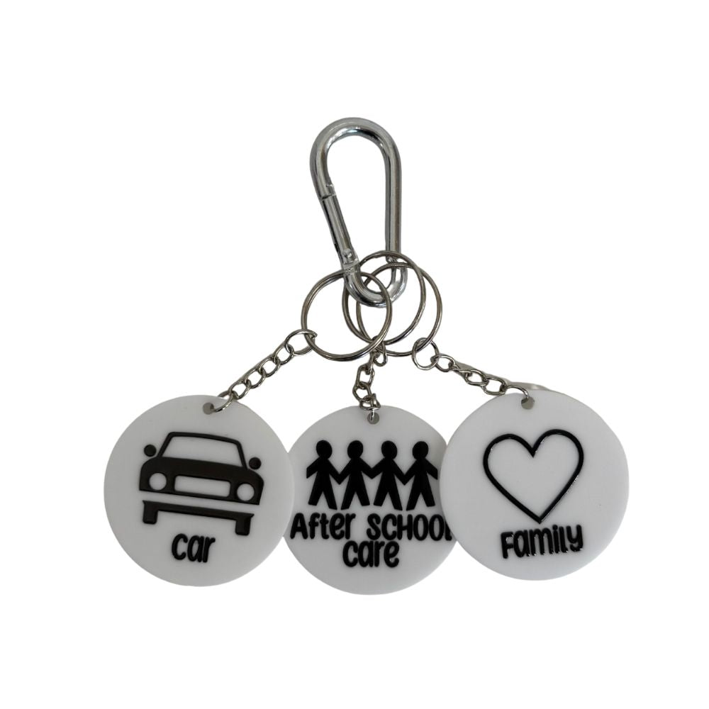 After School Reminder Bag Tag Set - Custom 5 Pack