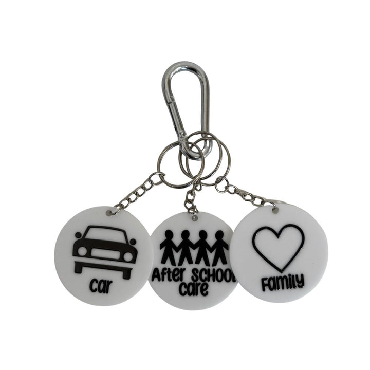 After School Reminder Bag Tag Set - Custom 5 Pack