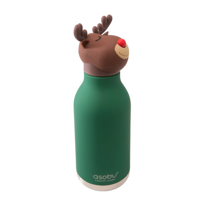 PRE-ORDER - Asobu 460ml Insulated Bestie Bottle - Reindeer
