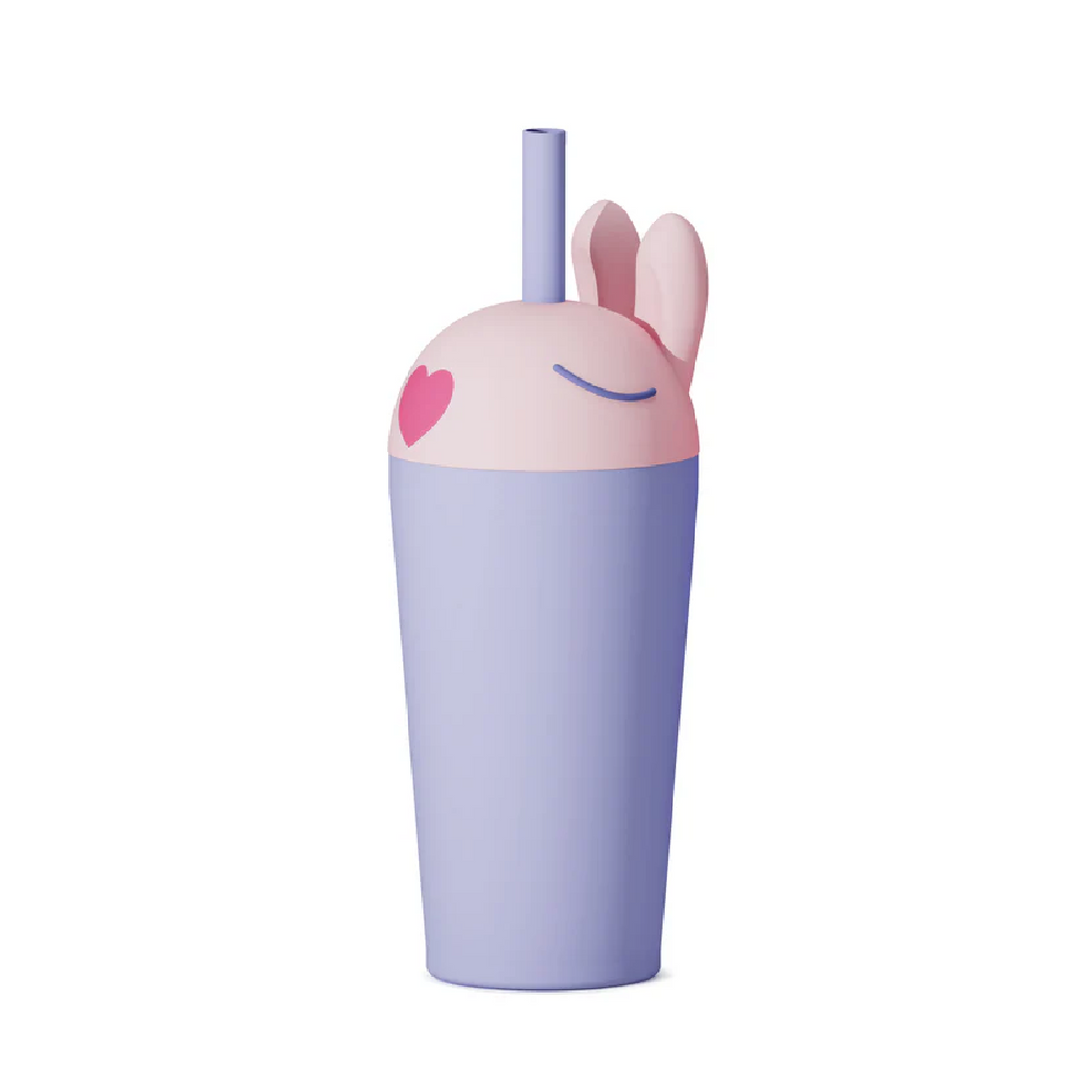 PRE-ORDER - Asobu 720ml Insulated Bestie Sippy Bottle - Bunny