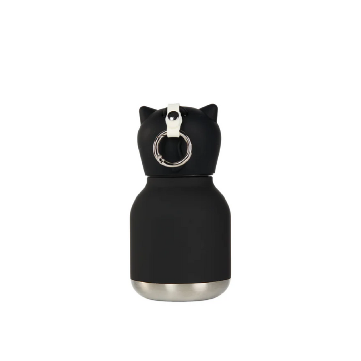 Asobu 200ml Insulated Mini Bestie Bottle - Black Cat