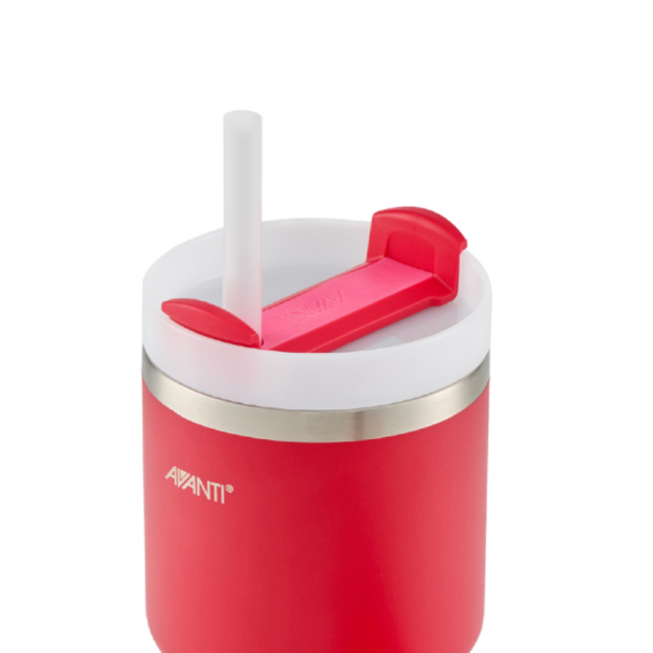 Avanti HydroQuench Tumbler Replacement Straw Lid - Red