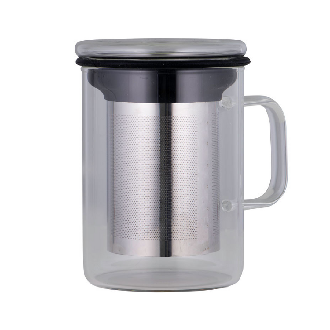 Avanti Tea Mug With Infuser - 350ml - Black