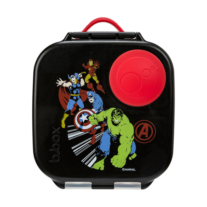 b.box Bento Large & Mini Lunch Box & Snack Box Bundle - Avengers