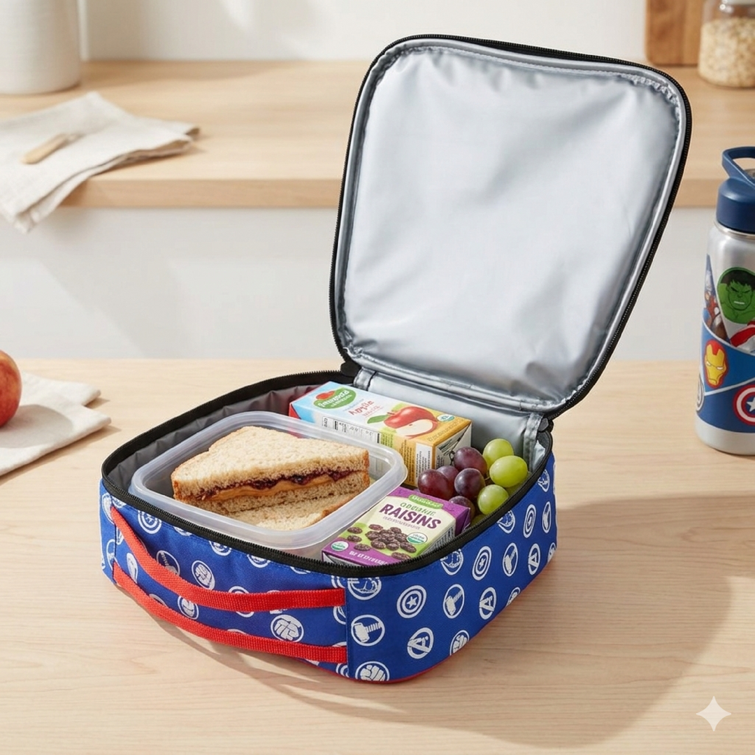 Avengers Big Face Insulated Lunch Bag