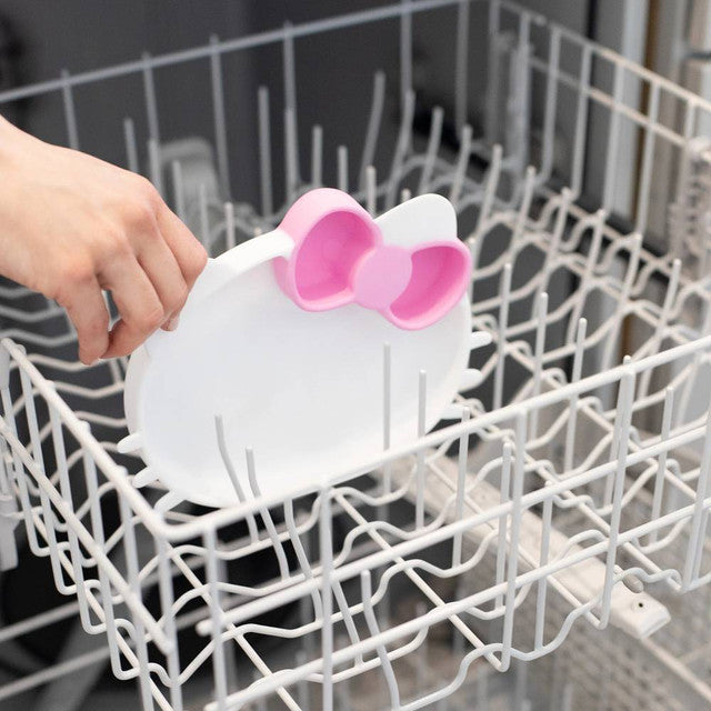 Bumkins Silicone Grip Dish - Hello Kitty