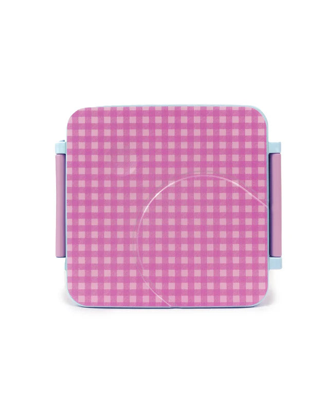 The Somewhere Co. Bento Lunch Box - Lilac Gingham